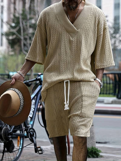 Hemd- und Shorts-Set für Herren