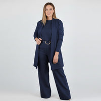 Aurelia | Elegantes 3-teiliges Set in Marine