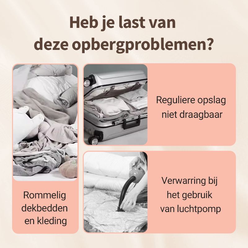 Vakuumbeutel™ Maximieren Sie Ihren Platz