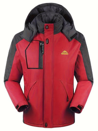 Herren Skijacke | Sportliche Outdoor Skibekleidung in Rot