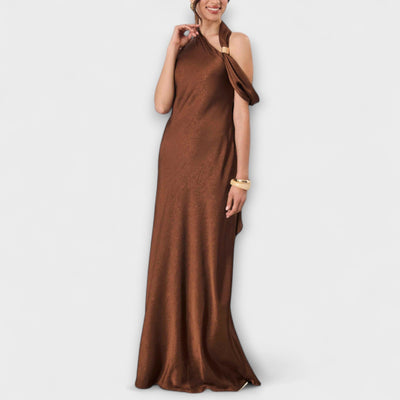 Azura - Schickes Maxikleid aus Satin