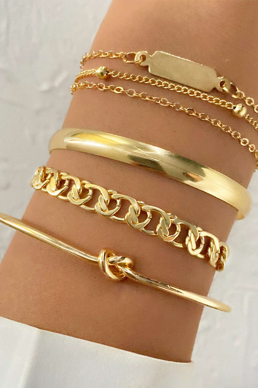 PARIS ARMBAND SET | GOLD