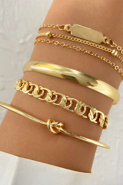 PARIS ARMBAND SET | GOLD