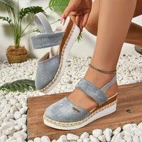 Adriana | Orthopädisch Verstellbar Sandalen in Blau