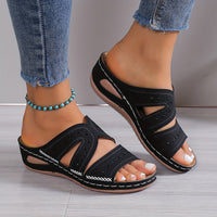 Michelle | Orthopädische Sandale in Schwarz