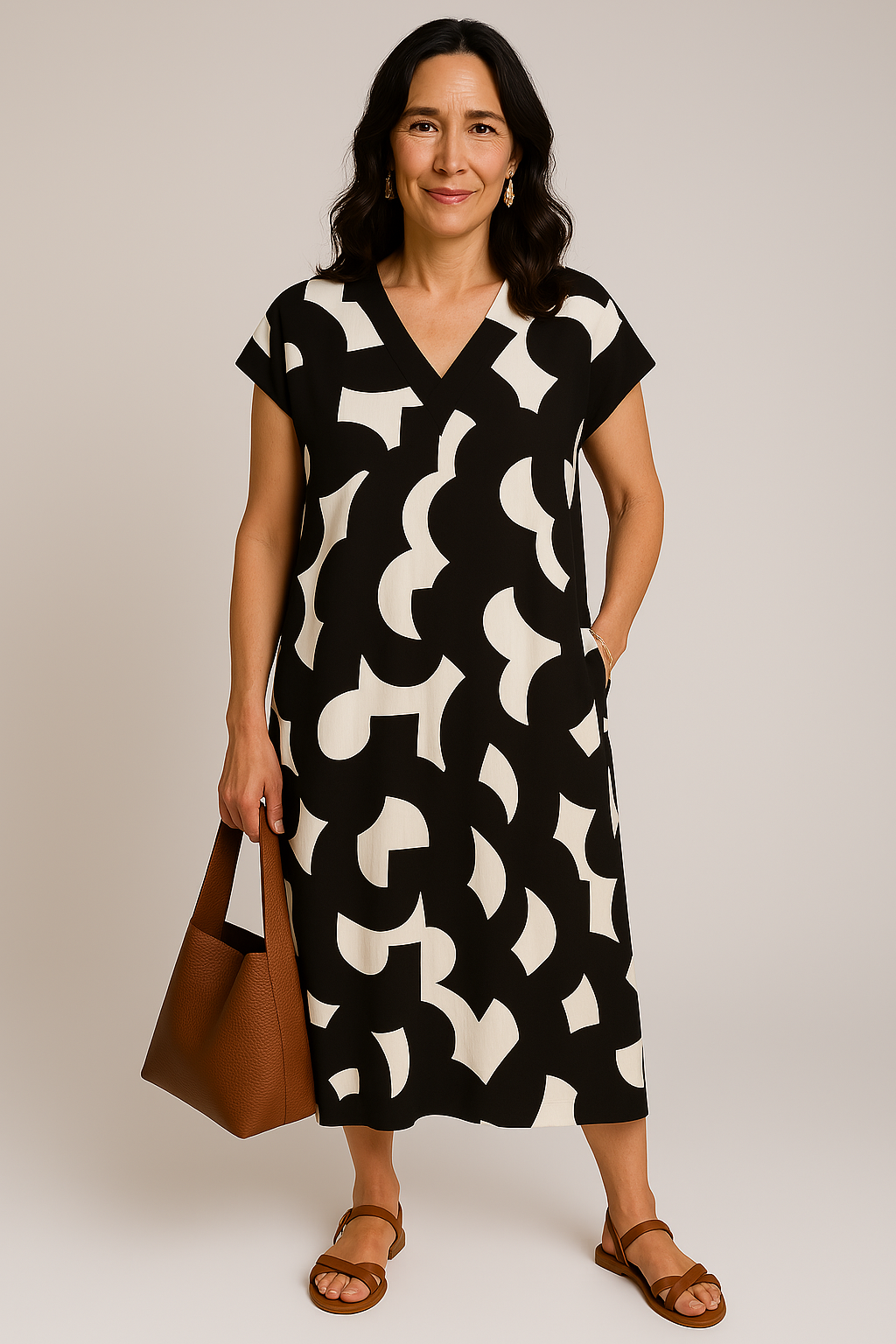 Blake™ - Glattes Waveflo-Kleid