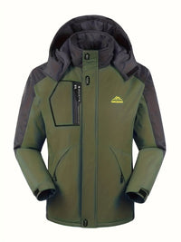 Herren Skijacke | Sportliche Outdoor Skibekleidung in Grün