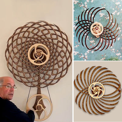 Holzwirbel™ Beruhigende bewegte Kunst