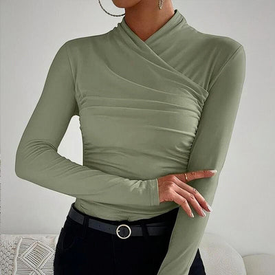 JANE - Klassisches Cross-Neck Top