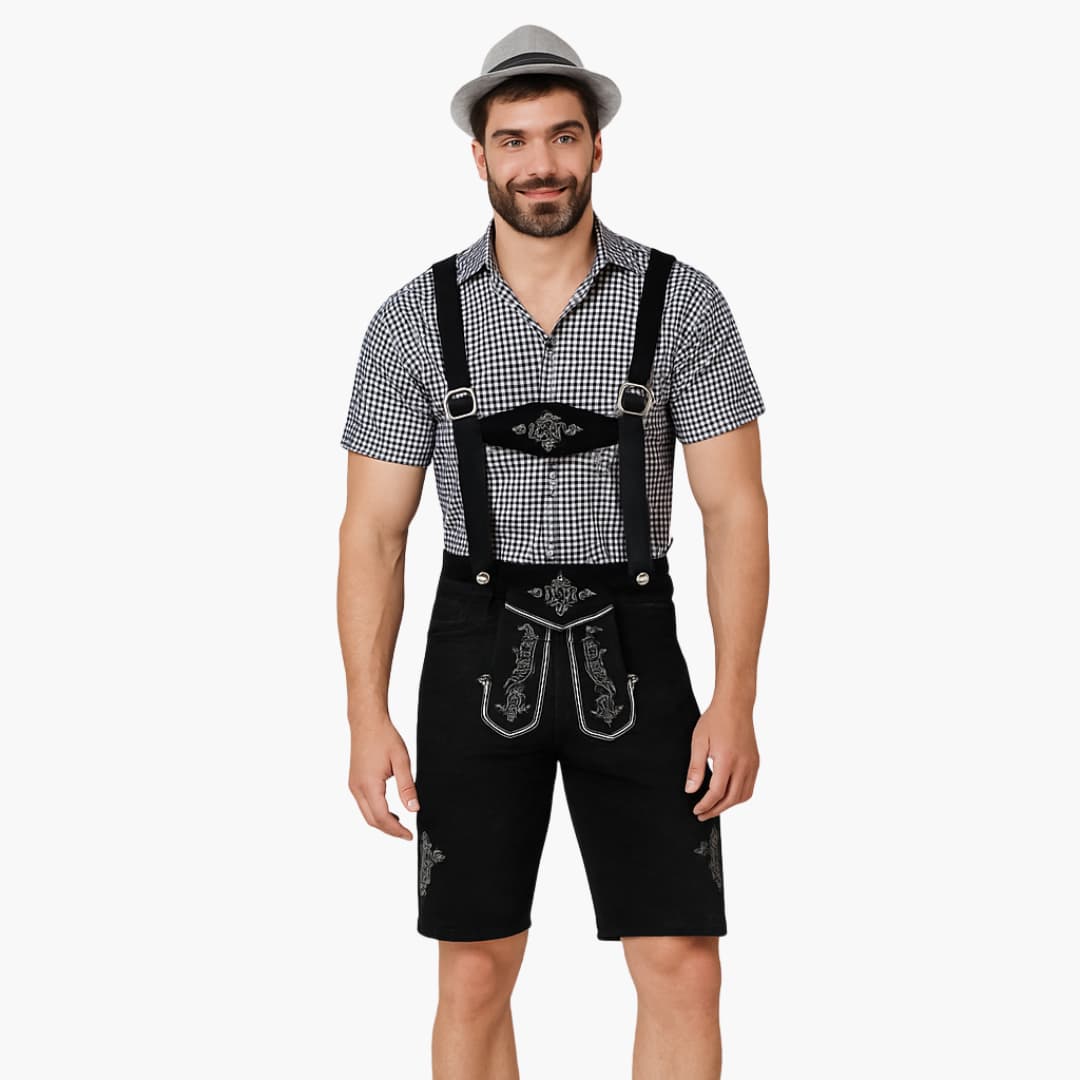 Traditionelle Lederhose für Herren - Oktoberfest 2025