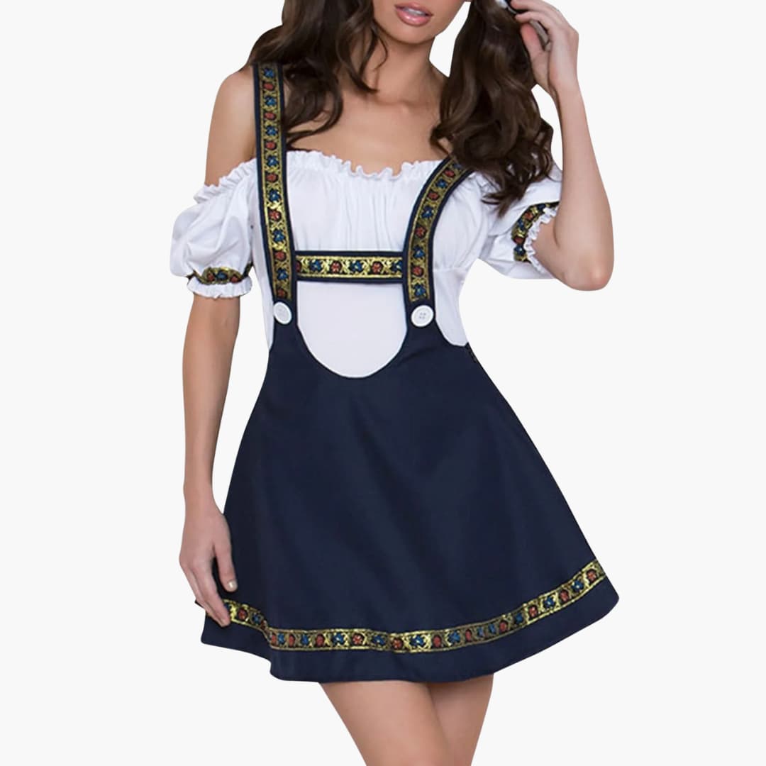 Kurzes Oktoberfest Dirndl für Damen - Oktoberfest 2025