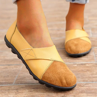 Katja - Schuhe aus echtem Leder in Gelb