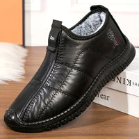 Winterschuhe Herren | Slip-On Mit Gefüttertem Inneren in Schwarz