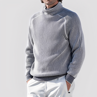 Chadwick - Gemütlicher Rollkragenpullover in Grau