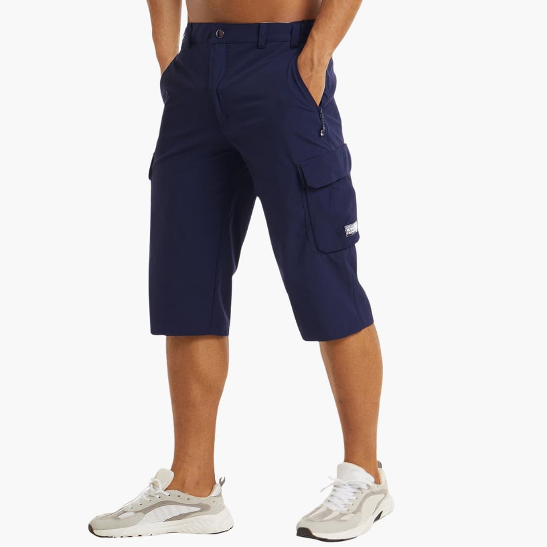 Herren Bermuda Cargo Shorts mit Taschen für Sommer Outdoor