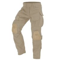 Taktische Cargo-Hose mit Knieschutz für Outdoor & Arbeit in Khaki