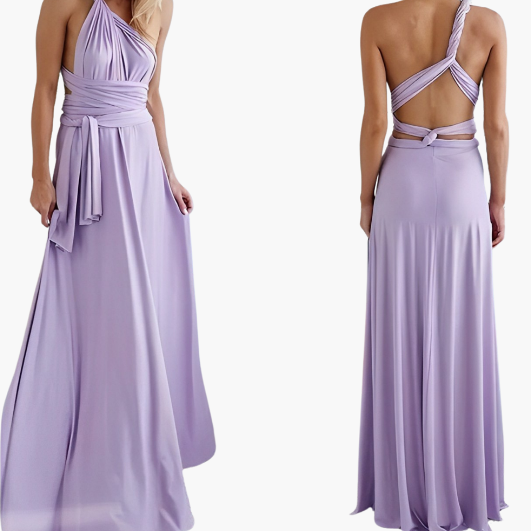 Abendkleid mit V-Ausschnitt - Damen Stil für Gala-Nächte