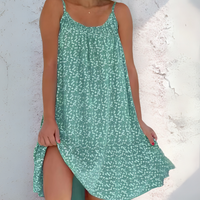 Louise™ | Bequemes Sommerkleid im entspannten Stil in Grün