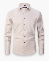 Herren Atmungsaktives Shirt | Lange Ärmel in Beige