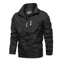 Elegante Windbreaker-Jacke für Männer - Hedrick in Schwarz
