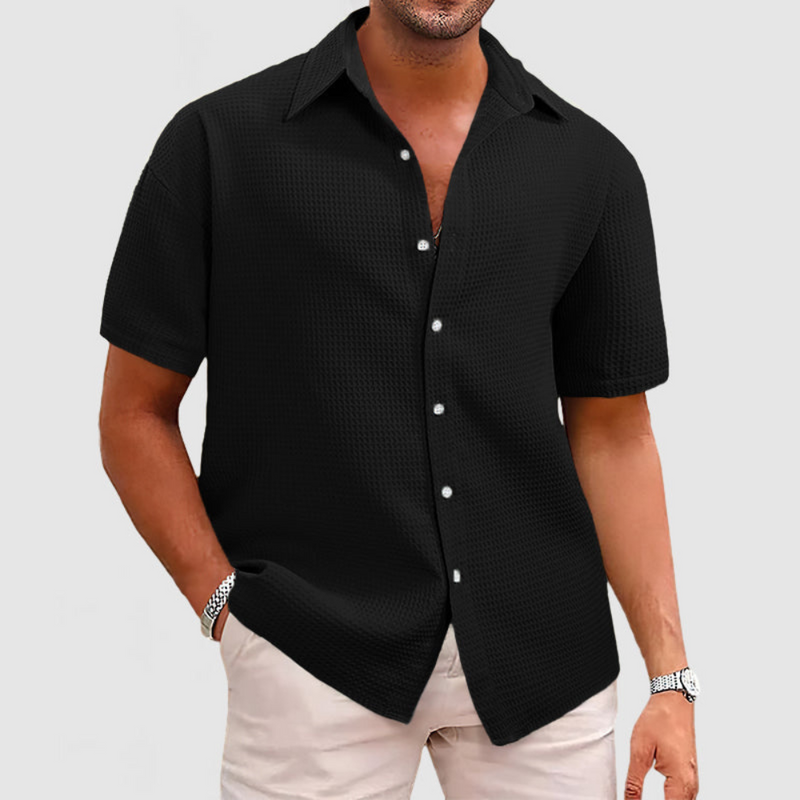 Herren Klassisches Button-up Hemd | Sommerlich