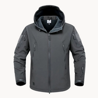 Isaak - ultraleichte, wasserdichte schutzjacke für herren in Grau