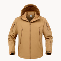 Isaak - ultraleichte, wasserdichte schutzjacke für herren in Khaki