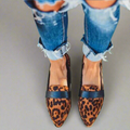 Gelber Leopardenmuster