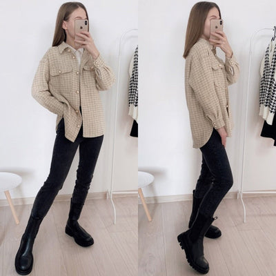 Klobige Plateaustiefel für Damen