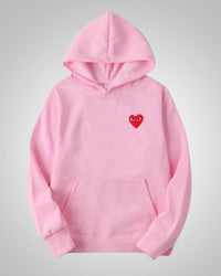 Theresa | Damen Bequemer Baumwoll Hoodie in Rosa