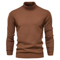 Carson - Stilvoller Rollkragenpullover in Braun