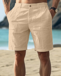 Herren Lässige Sommer Shorts | Bequem und Atmungsaktiv in Khaki