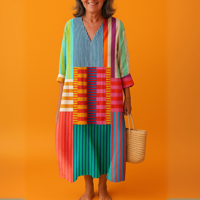 Anna | Geometrisches Kleid