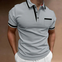 Herren Klassisches Elegantes Polo Shirt | Vielseitig in Grau