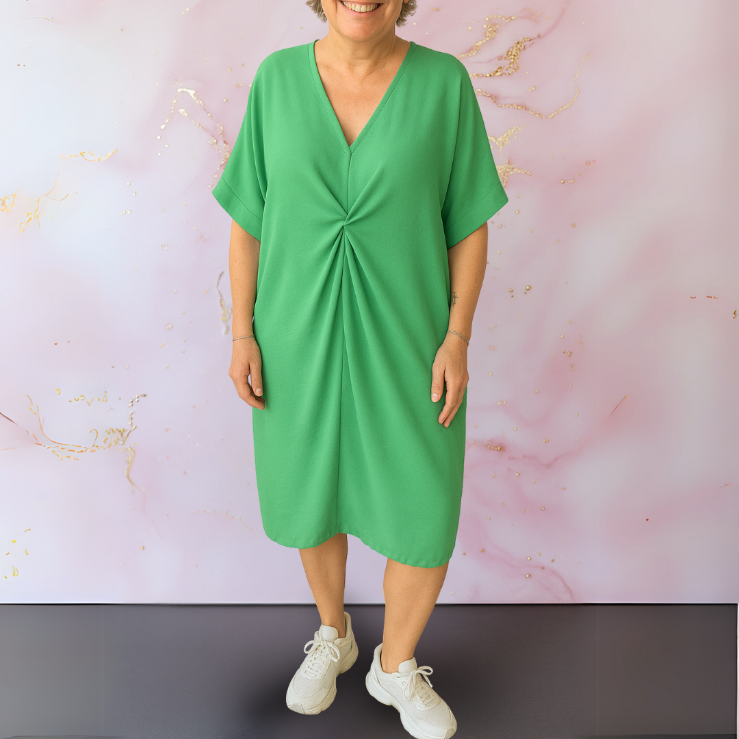 Ellen™ | Schlichtes Kleid mit V-Ausschnitt