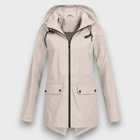 Wenara – Regenjacke mit Kapuze in Beige