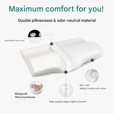 Orthopädisches Visco-Schaum Schlafkissen – Nesto