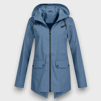 Wenara – Regenjacke mit Kapuze in Blau