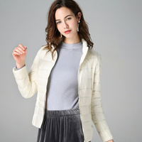 Lizzy | Ultraleichte Daunenjacke in Weiß