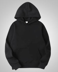 Aiden | Herren Lässiger Oversized Pullover mit Kapuze in Schwarz