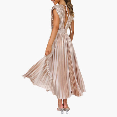 Elegantes Midikleid mit V-Ausschnitt - Damen Abendmode Farfetch