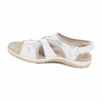 Alexis - Sandalen mit offenem Zehenbereich | Sandalen mit mehreren verstellbaren Riemen in Weiß