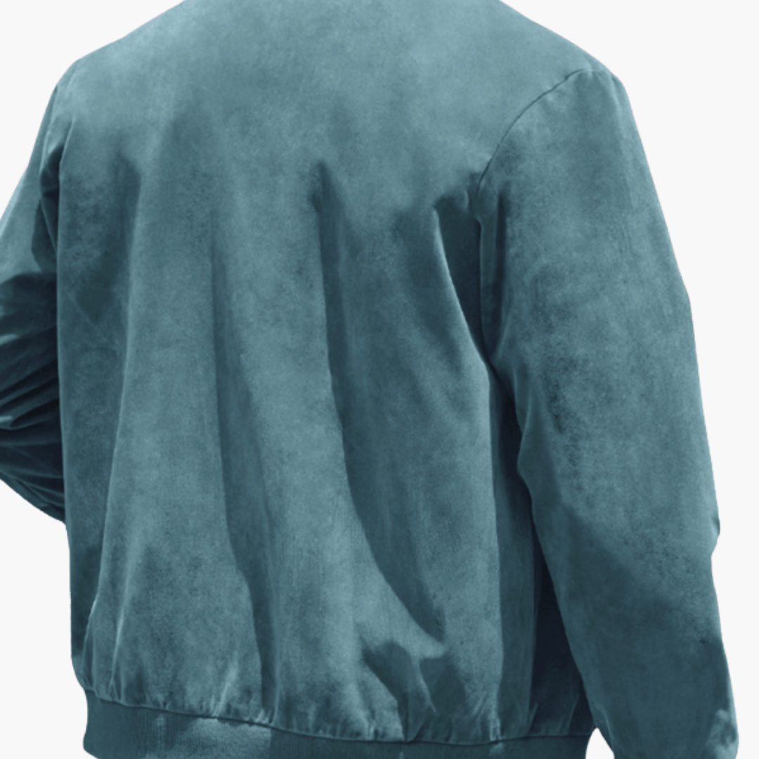 Herren Bomberjacke mit Reißverschluss und Seitentaschen