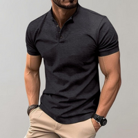 Herren Klassisches Polo Shirt | Eleganter Casual Look in Schwarz