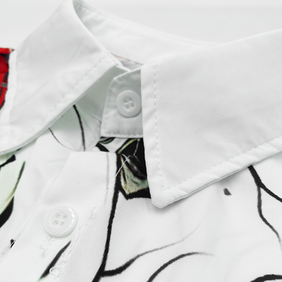 Herren Halloween-Hemd mit Print | Langarm