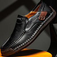Orthopädische Freizeitschuhe aus Leder -  Jarno in Schwarz