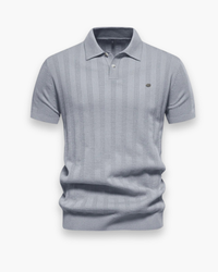 Herren Atmungsaktives Poloshirt | Stilvolles Design in Grau
