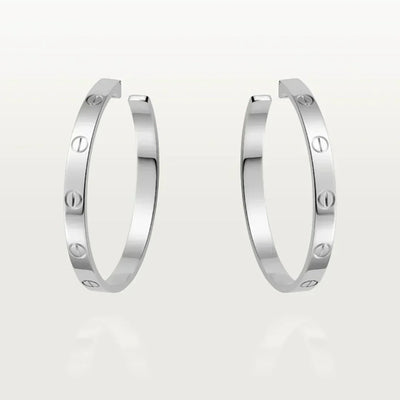 ETERNITY OHRRINGE LARGE | SILBER