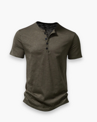 Herren Lässiges T-Shirt | Bequem für Sommer und Freizeit in Olive