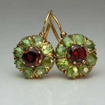 Mathilde – Viktorianische Blüten-Ohrringe